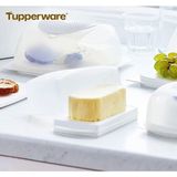 Feyza Design Beyaz Tereyağ Saklama Kabı, Pratik ve Şık Mutfak Gereciği - Ahşap - Beyaz - Seçenek 1