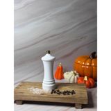 Feyza Design Büyük 14 cm Mat Beyaz Tuzluk ve Karabiber Öğütücü Seti - Seçenek 1