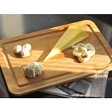 Feyza Design Büyük Ahşap Kesme Tahtası, Dayanıklı ve Şık Mutfak Gereçleri - Ahşap - Beyaz - Seçenek 1
