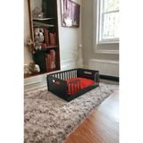 Feyza Design Büyük Ahşap Siyah Kedi Yatağı 50X35 Cm, Şık ve Rahat Tasarım - Seçenek 1