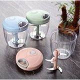 Feyza Design Büyük Boy 5 Bıçaklı El Rondosu, 1000 ml Sebze Doğrayıcı - Altın