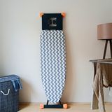 Feyza Design Büyük Boy Ipli Keçeli Ütü Masası Kılıfı 55X140CM, Stoperli Örtü - Açık Bej - Seçenek 1