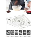Feyza Design Büyük Boy Silikon Hamur Açma Matı 45X65, Esnek ve Dayanıklı Mutfak Aksesuarı - Antrasit