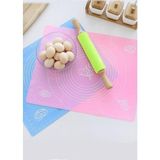Feyza Design Büyük Boy Silikon Hamur Açma Matı 50X40CM, Kaydırmaz ve Kolay Kullanım - Altın - Seçenek 1