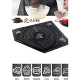Feyza Design Büyük Boy Siyah Silikon Hamur Açma Matı 45X65 Cm, Baklava ve Börek Için - Cappuccino
