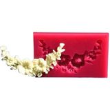 Feyza Design Çiçek Desenli Silikon Kalıp, 6x3,5 Cm, Yaratıcı ve Şık Tasarım - Antrasit