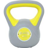 Feyza Design Çift Renkli 4kg Çimento Kettlebell, Güç ve Denge Geliştirici Egzersiz Aleti - Altın