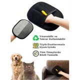 Feyza Design Çift Taraflı Statik Tüy Temizleme Eldiveni, Giysi ve Ev Temizlik Aracı - Cappuccino - Seçenek 1
