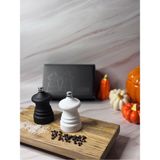Feyza Design Çiftli Baharat Öğütücü Seti, Siyah ve Beyaz, 9 Cm, Tuzluk ve Karabiber Değirmeni - Seçenek 1