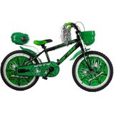 Feyza Design Çocuk Bisikleti 20 Jant, 7-10 Yaş, Yeni Sezon, Full Aksesuar, Yeşil - Seçenek 1 - Ahşap
