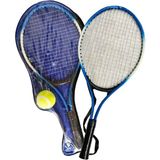 Feyza Design Çocuklar Için 21 Inç Tenis Raket Seti, 2 Raket, Top ve Çanta ile Eğlence - Seçenek 1