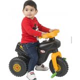 Feyza Design Çocuklar Için Renkli 3 Tekerlekli Plastik Motorsiklet, Güvenli ve Eğlenceli Oyun - Seçenek 1 - Ahşap