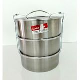 Feyza Design Çok Amaçlı 4 Kişilik Sefer Tası 19X7CM, Şık ve Kullanışlı Tasarım - Altın - Seçenek 1