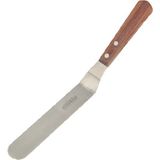 Feyza Design Çok Amaçlı Paslanmaz Çelik Spatula 30 Cm, Dayanıklı ve Kullanışlı Mutfak Aleti - Ahşap - Seçenek 1