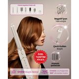 Feyza Design Çok Fonksiyonlu Iyon Saç Kurutma ve Şekillendirme Seti - Champagne - Seçenek 1