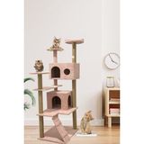 Feyza Design Çok Katlı Renkli Kedi Evi ve Oyun Alanı, Eğlenceli Tasarım - Seçenek 1