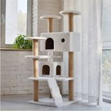Feyza Design Çok Katlı Renkli Kedi Oyun ve Dinlenme Evi, Eğlenceli ve Konforlu Tasarım - Seçenek 1