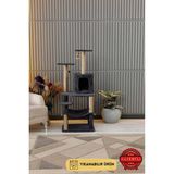 Feyza Design Çok Katlı Yıkanabilir Kedi Tırmalama ve Oyun Evi, Eğlence ve Konfor Sunar - Seçenek 1