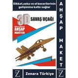 Feyza Design Çok Renkli 3D Ahşap Puzzle Geliştirici Oyuncak - 5+ Yaş - Seçenek 1 - 001-Renkli