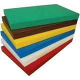 Feyza Design Çok Renkli Polietilen Kesim Tahtası 40X25X2 Cm, Et ve Meyve Için - Seçenek 1