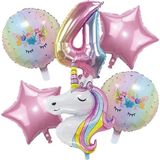 Feyza Design Çok Renkli Unicorn Balon Seti - Eğlence ve Parti Malzemeleri - Seçenek 1