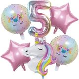 Feyza Design Çok Renkli Unicorn Balon Seti - Eğlence ve Partiler Için - Seçenek 1