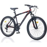 Feyza Design Dağ Bisikleti Corelli Flex 3.0 Erkek 26 Jant 21 Vites Siyah-Kırmızı-Gri - Seçenek 1 - Ahşap