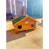 Feyza Design Dayanıklı Ahşap Kedi Evi, 2 Yuvalı, Dış Mekan Için Mükemmel Seçenek - Seçenek 1