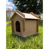 Feyza Design Dayanıklı Ahşap Kedi Evi, Boyanabilir, Şık ve Kullanışlı 33X50X35 - Seçenek 1