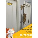 Feyza Design Dayanıklı Kedi Tırmanma Halatı, Eğlence ve Egzersiz Için Idealdir - Seçenek 1