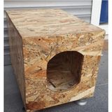Feyza Design Dayanıklı Plastik Ayaklı Kedi Evi, Dış Mekan Kullanımı Için Ideal - Seçenek 1