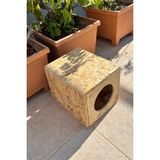 Feyza Design Dış Mekan Ahşap Kedi Evi 34X27X24 cm Osb Sokak Hayvanları Için - Seçenek 1