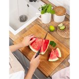 Feyza Design Doğal Ahşap Kesme Tahtası, Şık ve Dayanıklı Mutfak Gereci - Ahşap - Ceviz - Seçenek 1