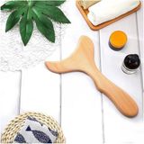 Feyza Design Doğal Ahşap Masaj Aleti ile Lenf Drenaj ve Selülit Giderme - Antrasit