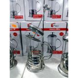 Feyza Design Doğal Bitki Çayı, Papatya, Rezene, Ada Ihlamur, Demleme Piston Kupası - Seçenek 1 - Altın