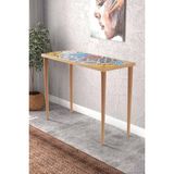Feyza Design Doğal Masif Ahşap Ayaklı Dresuar - 84 cm Yükseklik, 101 cm Genişlik - Ahşap - Ceviz