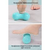 Feyza Design Duyu Uyarıcı Dikenli Masaj Topu ile Kasları Güçlendirin - Açık Bej