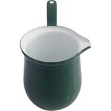 Feyza Design Ebru Metal Emaye Nostalji Cezve No:5, Şık ve Dayanıklı Tasarım - Seçenek 1 - Ahşap