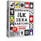 Feyza Design Eğitici Bebek Zeka Kartları - 0-12 Ay Için Resimli Aktivite Seti - Seçenek 1