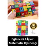 Feyza Design Eğlenceli Matematik Küp Oyuncağı - Zeka Geliştirici Eğitim Seti - Seçenek 1