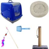 Feyza Design Eko Kedi Başlangıç Seti, Mavi, 5 Parça, Güzel ve Sağlıklı Oyunlar - Seçenek 1