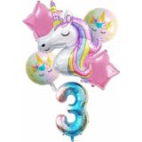 Feyza Design Ekru Unicorn Balon Seti - Şişirilebilir Parti Malzemeleri - 52X38 AMERİKAN SERVİSİ 35X35 PEÇETELER - Bakır