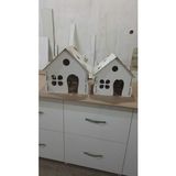 Feyza Design El Yapımı Ahşap Kedi Evi, Şık ve Sıcak Tasarım - Seçenek 1