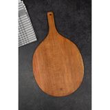 Feyza Design El Yapımı Kayın Ağacı Bazlama Tahtası ve Küreği Seti 28 cm - Ahşap - Bej - Seçenek 1