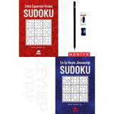 Feyza Design En Iyi Beyin Jimnastiği ve Zeka Egzersizi Sudoku Seti 2 Kitap ve Kalem Hediye - Seçenek 1