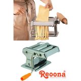 Feyza Design Erişte ve Makarna Yapma Makinesi, 150 Mm, Hamur Kesme ve Spiral Şekil - Cappuccino