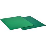 Feyza Design Esnek Kesme Tahtası 28X36 cm 2'li Set, Bükülebilir, Kaymaz, Yeşil - Ahşap - Seçenek 1