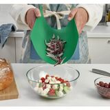Feyza Design Esnek Kesme Tahtası 2'li Set, 28X36 Cm, Açık ve Koyu Yeşil Renk - Ahşap - Beyaz - Seçenek 1