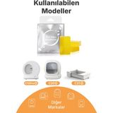 Feyza Design Ferahlatıcı Jel Kedi Tuvaletleri Koku Giderici 3’lü Paket - Açık Bej