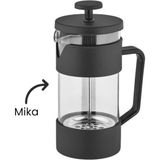Feyza Design French Pres Çay ve Kahve Demleme Makinesi 400 ml - Seçenek 1 - Altın - Gri